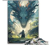 Puzzle Dragon Anime 2000 pièces pour Adultes et Adolescents, Jeu Stimulant et éducatif en Famille pour Anniversaire et Noël (70x100cm)