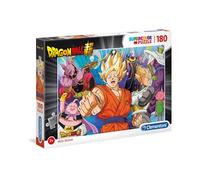 Clementoni | Puzzle Dragon Ball Super 180 Pièces pour Enfants 7 Ans+ | Supercolor | Puzzle Enfant 48,5 x 33,5 cm | Jeu de Concentration | Cadeau Fille Garçon | sans Écran | Activité Manuelle