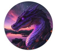 Puzzle Dragon Brave 1000 pièces pour Adultes, Puzzle en Carton, Casse-tête Stimulant, activité familiale, décoration intérieure, Cadeau de Vacances 67,5 x 67,5 cm