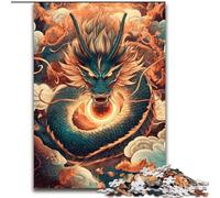 Puzzle Dragon Chinois 1000 pièces pour Adultes et Adolescents, idéal pour Les soirées Jeux, Jouet coloré à Offrir (50x75cm)