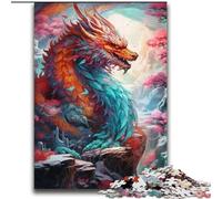 Puzzle Dragon Chinois 2000 pièces pour Adultes et Adolescents, Jeu Stimulant et éducatif en Famille pour Anniversaire et Noël (70x100cm)