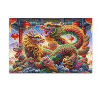 Puzzle dragon chinois 500 pièces casse-tête stimulant adapté pour les soirées de jeu