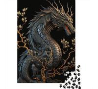 Puzzle Dragon Courageux pour Adultes, 1000 Pièces, Jeu Familial pour Adultes et Adolescents (38x26cm)