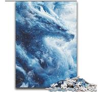 Puzzle Dragon de Glace 2000 pièces pour Adultes et Adolescents, pour Un Moment de détente et de Partage, pour Un Amour de Couple Plus Intense (70x100cm)