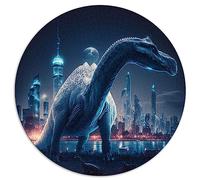 Puzzle Dragon de Science-Fiction de 1000 pièces pour Adultes, Puzzle sphérique, Planche recyclée de qualité supérieure, 26,5 x 26,5 Pouces