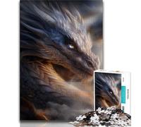 Puzzle Dragon de Style Chinois 1000 pièces pour Adultes et Adolescents, Jeu éducatif, Jouet de défi, idéal comme Cadeau pour Toute la Famille 38x26cm