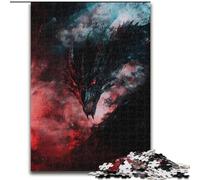 Puzzle Dragon Fantastique 1000 pièces pour Adultes et Adolescents, Collection d'artistes, Beaux-Arts (50x75cm)