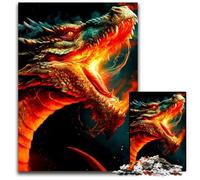 Puzzle Dragon Fantastique 1000 Pièces pour Adultes Puzzles Difficiles pour Adultes pour Adolescents Familles Décoration DIY Parfaite Défi de Réflexion 1000 PCS (38x26cm)