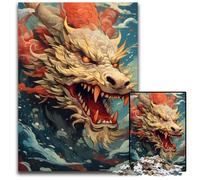 Puzzle Dragon Japonais Wave14b pour Adultes idéal pour Les réunions de Famille Les Anniversaires Les fêtes 1 000 pièces (38 x 26 cm)