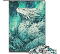 Puzzle Dragon Mystérieux 1000 pièces pour Adultes et Adolescents, idéal pour Les soirées Jeux, Jouet coloré à Offrir (26x38cm)