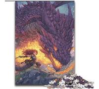 Puzzle Dragon Mystérieux 1000 pièces pour Adultes et Adolescents, modèle à Assembler, à Offrir en Cadeau à Toute la Famille, adapté aux Enfants de 14 Ans et Plus (26x38cm)