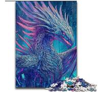 Puzzle Dragon Mystérieux 1000 pièces pour Adultes, Jouets éducatifs, Jeux Anti-Stress, Cadeaux du Père Noël Secret pour Les Enfants de 14 Ans et Plus 50x75cm