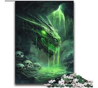 Puzzle Dragon Mystérieux 2000 pièces pour Adultes, Jeux éducatifs, décoration d'intérieur, Cadeau d'anniversaire, Art Mural (70x100cm)