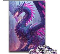 Puzzle Dragon Mystérieux pour Adultes 2000 Pièces, Jouet Éducatif Intellectuel Décompressant pour Anniversaire, Noël (70x100cm)
