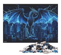 Puzzle Dragon Quest, défi Difficile, Puzzle en Carton 100% recyclé, pour Femmes et Hommes, Cadeau de fête des mères, 38 x 26 cm, 1 000 pièces