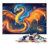 Puzzle Dragon Quest, Puzzle rectangulaire en Papier Rigide, Difficile, pour Adultes et Enfants, Cadeau Unique, 70 x 50 cm, 1 000 pièces