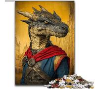 Puzzle Dragon Rider 1000 pièces pour Adolescents, Jeux Amusants, décoration Murale, Cadeaux d'anniversaire et de Noël Uniques 50x75cm