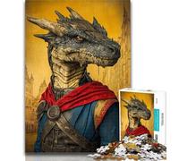 Puzzle Dragon Rider 1000 pièces pour Adultes, Jeu éducatif pour Anniversaire, Noël, à partir de 14 Ans, 50x75cm