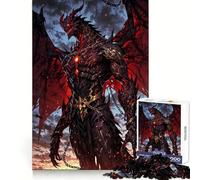 Puzzle Dragon Seigneur des Enfers enchaînés 1000 pièces pour Adolescents,Exercice Intelligent,Divertissement Silencieux,Assemblage sans Couture,Surprise d'anniversaire (50x75cm)