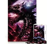 Puzzle Dragon Squelette 1000 Pièces pour Adultes Jeu de logique et d'adresse Découpe précise 38x52cm