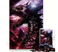 Puzzle Dragon Squelette pour Adolescents 1000 Pièces Améliore la Mémorisation Amusant et Calme Bords Précis Cadeau Artistique 38x26cm