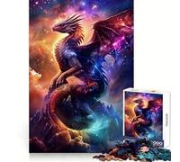 Puzzle Dragon Tempête Nébuleuse pour Adultes, 1000 Pièces, Renforce la Mémoire, Détente, Amusant, Qualité, Cadeau de Fête (38x52cm)