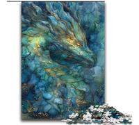 Puzzle Dragon Vitrail pour Ados 2000 pièces, à partir de 14 Ans Amusement en Famille pour Toute la Famille (70x100cm)