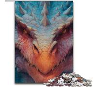 Puzzle Dragon Volant pour Adolescents 1000 pièces, Art Intéressant, Réduction du Stress, Liste de Souhaits avec Père Noël, pour Les 14 Ans (50x75cm)