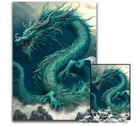 Puzzle Dragon Volant pour Adultes 1000 Pièces Puzzles en Papier Parfaits pour Adolescents Collectionneurs Décoration Idéale Cadeau Voyage 1000 PCS (38x26cm)