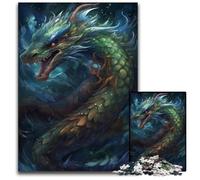 Puzzle Dragon Wonder 1000 pièces pour Adultes Puzzle Stimulant à Faire soi-même, idéal pour Une Famille ou comme Cadeau décoratif 26x38cm