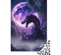 Puzzle Dragon9 de 500 pièces pour Adultes et Puzzles en Bois, Jeu éducatif Familial, 500 pièces (52 x 38 cm)