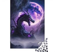 Puzzle Dragon9 pour Adultes, 500 pièces, en Bois, à partir de 18 Ans, Jeu Stimulant, 500 pièces (52 x 38 cm)