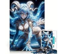 Puzzle Dragonne d'eau pour Adultes 1000 pièces Jeu de mémoire et de réflexion Découpe Fine Finition Premium Un Moyen captivant de Passer Le Temps (50x75cm)