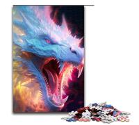 Puzzle Dragons Quest 1000 pièces pour Adultes Puzzle Impossible Anti Stress pour Adolescents de 14 Ans et Plus 75 x 50 cm