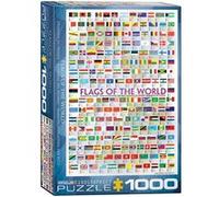 Puzzle Drapeaux du Monde 1000 pièces Eurographics G