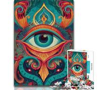 Puzzle Dream Eye pour Adolescents 1000 pièces, Jeux éducatifs, décoration Murale, Cadeaux d'anniversaire et de Noël Uniques 50x75cm