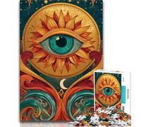 Puzzle Dream Eye pour Adultes, 1000 pièces, Difficile à réaliser, mais Amusant et Humoristique, Cadeau d'anniversaire, décoration Murale (38x26cm)