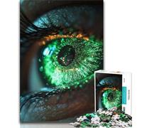 Puzzle Dream Eyes 1000 pièces pour Adultes et Adolescents, Aide Le Cerveau à exercer des Jouets addictifs pour cultiver la Patience Convient aux Couples 50x75cm