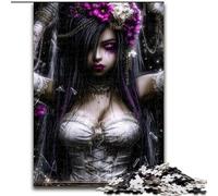 Puzzle Dream Girl 1000 pièces pour Adultes et Adolescents, Art intéressant, réduction du Stress, liste de souhaits avec Le Père Noël, pour Les 14 Ans (26x38cm)