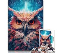 Puzzle Dream Owl pour Adolescents, 1000 pièces, Difficile à réaliser, mais Amusant et Humoristique, Cadeau d'anniversaire, Cadeaux, Art Mural 38x26cm