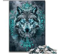 Puzzle Dreams Wolf 1000 pièces pour Adultes, à partir de 14 Ans Entraînez Votre Cerveau et Vos Mains Cadeaux de Noël (50x75cm)