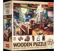 Puzzle drewniane 501el Skarby na strychu TREFL 20220 TR TREFL