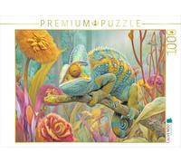 Puzzle · Dschungeltiere Wunderwelt | Ein niedliches Chamäleon · 1000 pièces · Format assemblé 64 × 48 cm · CALVENDO Puzzle