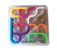 Puzzle du Cerveau incurvé - Jouet d'apprentissage sensoriel avec Blocs de Forme ondulée, Jeu de pensée créative | Puzzle préscolaire de développement, Jouet cognitif pour Les Tout-Petits, activité de