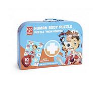 Puzzle du corps humain - HAPE - Anatomie éducative - 50 pièces - Affiche double face
