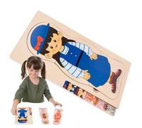 Puzzle du corps humain, puzzle d'anatomie,Puzzle d'anatomie pour les 3-5 | Squelette détaillé interactif éducatif pour les expériences pratiques de développement cognitif pour le développement cogniti