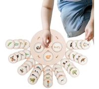 Puzzle du Cycle de Vie | Conseil du Cycle de Croissance de la Vie | Jouets pour Le développement de Puzzles pour, Jouet éducatif précoce pour Les d'âge préscolaire de 2 6 Ans