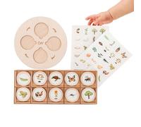 Puzzle Du Cycle De Vie - Ensemble D'insectes Végétaux Et Animaux, Puzzles Pour L'apprentissage D'âge Préscolaire, Jouet Puzle Éducatif, Kit D'activités Scientifiques | Outil D'apprentissage Affid