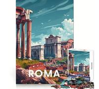 Puzzle du Forum Romain de Rome, 1000 pièces, pour Adultes stimule la mémoire, Offre Un Divertissement paisible et de qualité supérieure, Un Cadeau mémorable (50x75cm)