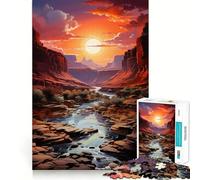 Puzzle du Grand Canyon pour Adultes, 1000 pièces, Jouet Intelligent, Lien Familial, découpe précise, Cadeau de Saison 50x75cm